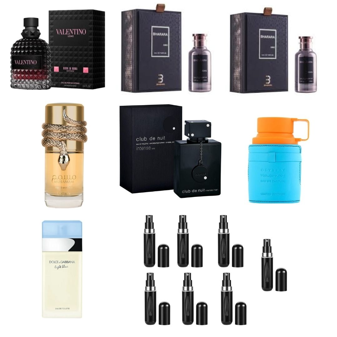 COMBO 7 PERFUMES+7PERFUMEROS